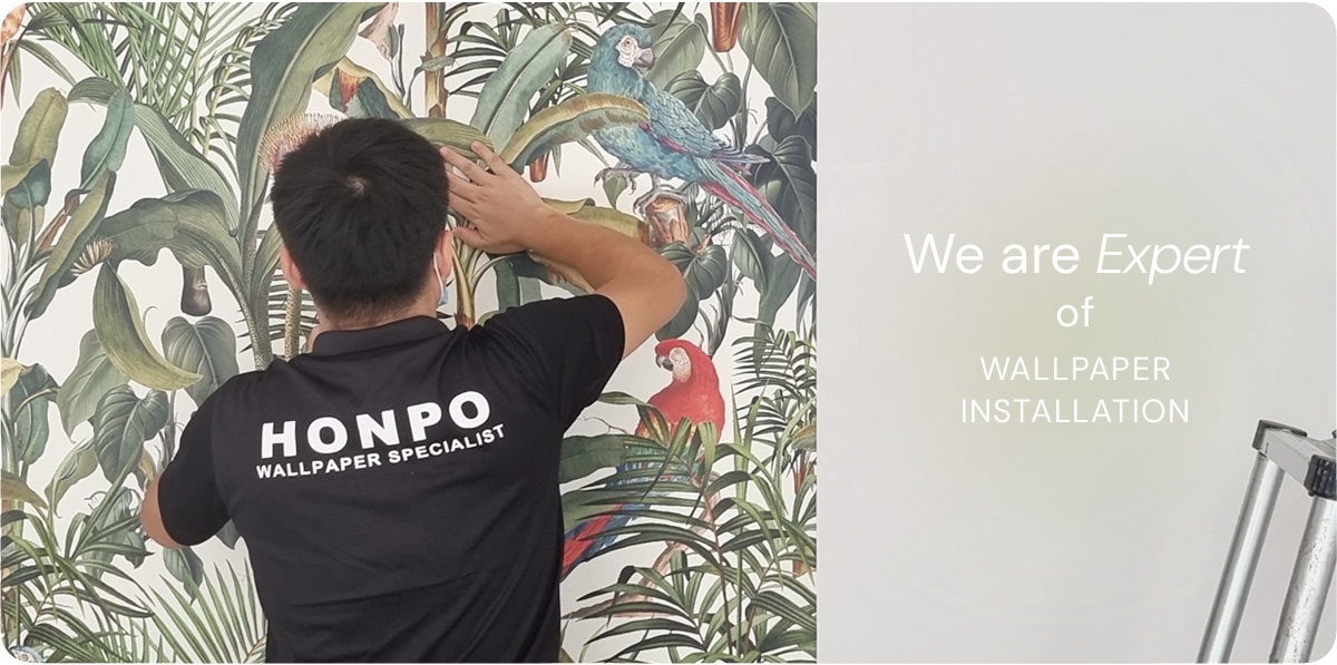 Wallpaper installation service in Singapore